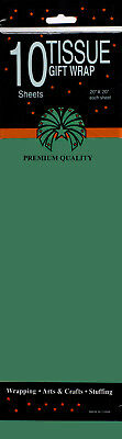 Green tissue paper - 10 count - CASE OF 60