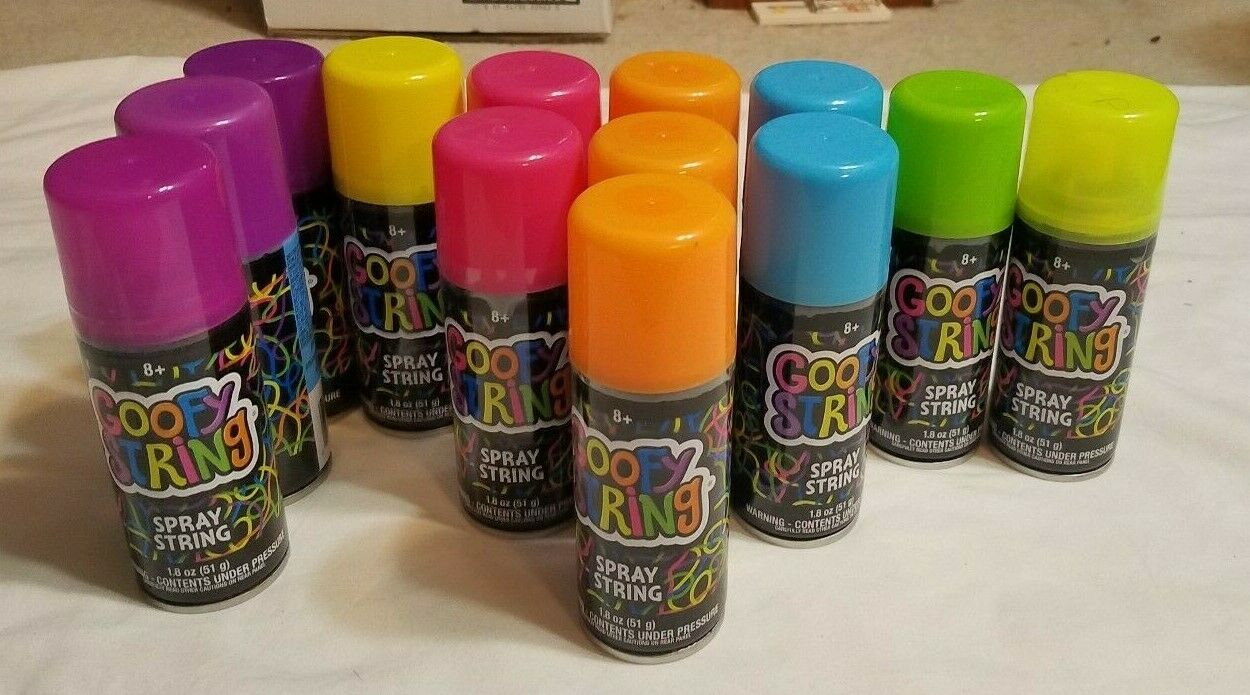 13 Cans Silly Goofy Crazy Prank Party String Spray Streamer Wedding Supplies