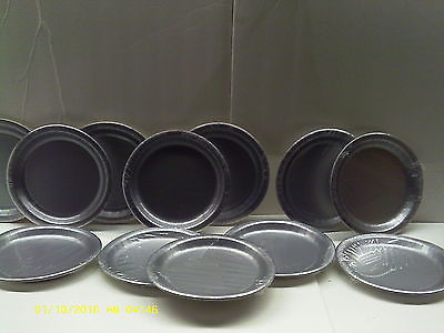 Shimmering Silver wholesale lots of 12 paper plates (Celebrations )