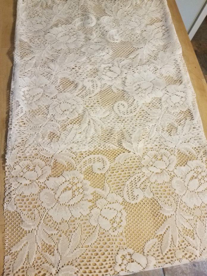 Lace Wedding Chair Covers White Handmade Vintage Floral Pattern Set of 150