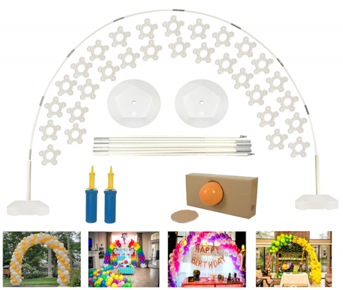 DeElf Quick & Easy Balloon Arch Kit for Birthday, Event Planning, Wedding Event