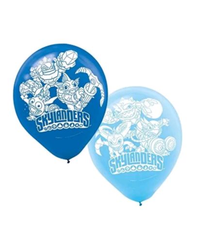Skylanders Printed Latex Balloons Birthday