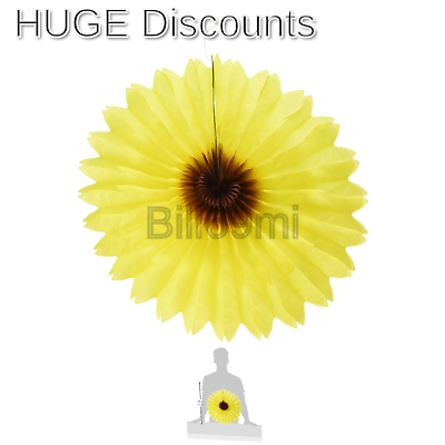 Beistle 50276 Sunflower Fan, 18-Inch 1 piece