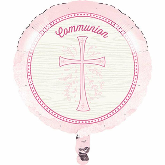Religious Church Party Supplies PINK CROSS DIVINITY 