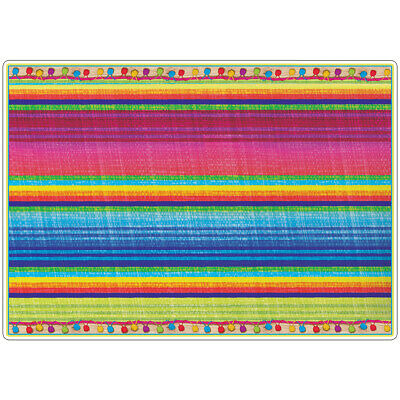 Fiesta Mexican Mexico Theme Party Supplies BRIGHT & FESTIVE SERAPE PLACEMATS