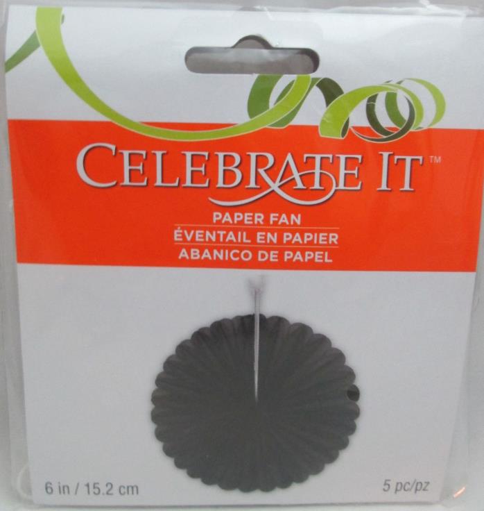 Celebrate It 5 Mini Paper Party Fan - 6