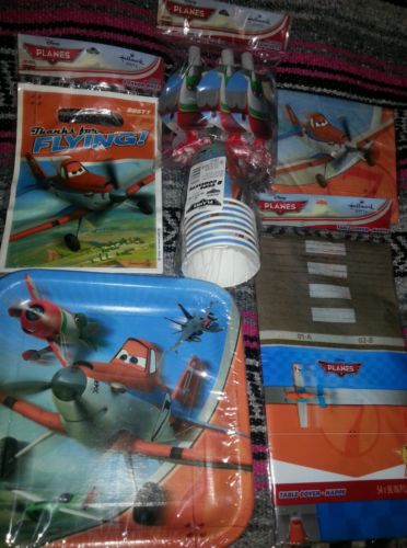 Planes Party Supplies Disneys PLANES plates tablecover napkins cups treat sacks