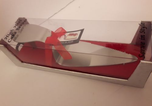 high heel shoe cake server, classy and fun - new in package by wild eye designs