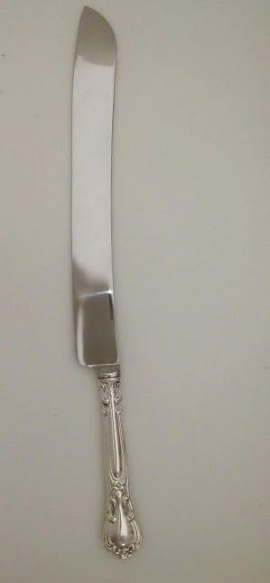 CHANTILLY  STERLING SILVER WEDDING CAKE KNIFE SUPER SHAPE READY FOR THE BIG DAY