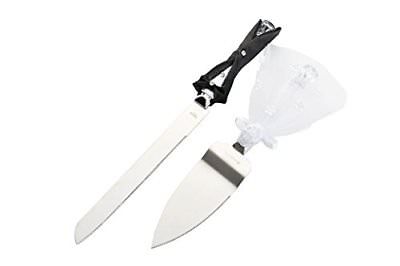 Personalized Wedding Cake Server and Knife Set-ULA Handmade Bride and Groom Desi