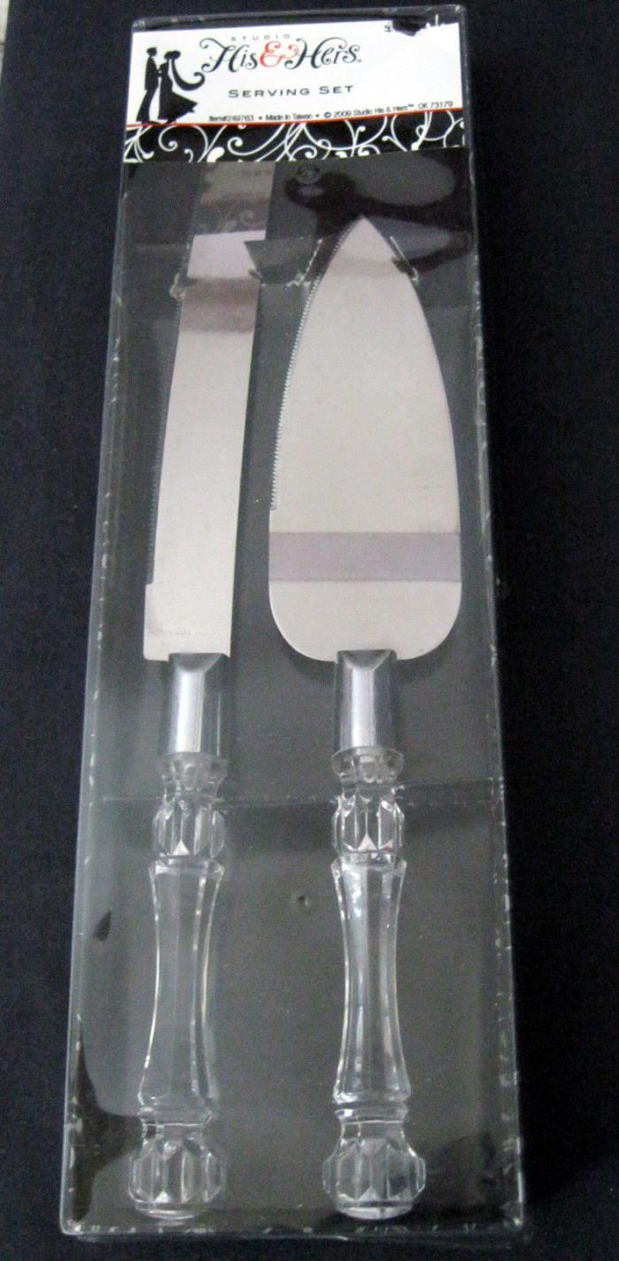 STUDIO HIS & HER WEDDING CAKE SERVING KIT