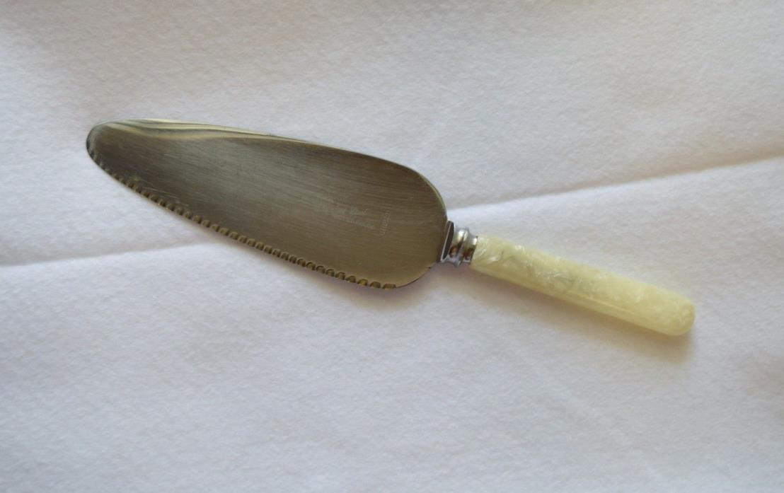 Wedding Cake Server Pearl Handle Stainless - Sheffield England