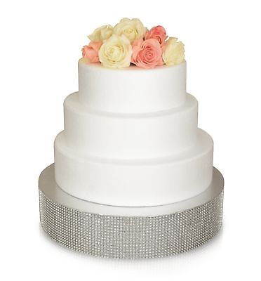 OCCASIONS' Bling Wedding Cake Stand Cupcake Base Dessert Serving Plate/Cente...