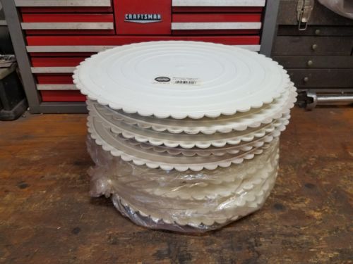 11 Wilton Decorator Preferred Round Scalloped Edge Cake Separator Plate 14inches