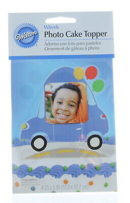 Happy Birthday Car Photo Cake Topper Wilton Great For New Drivers 4.25