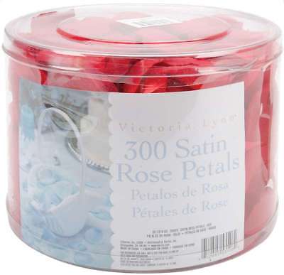Victoria Lynn Satin Rose Petals 300/Pkg Red 652695531262