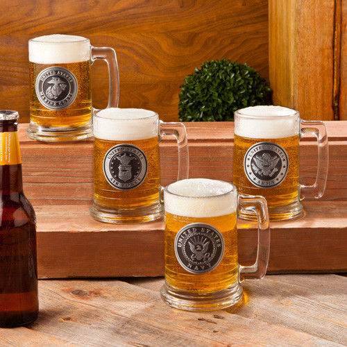 Military Emblem Steins Personalized