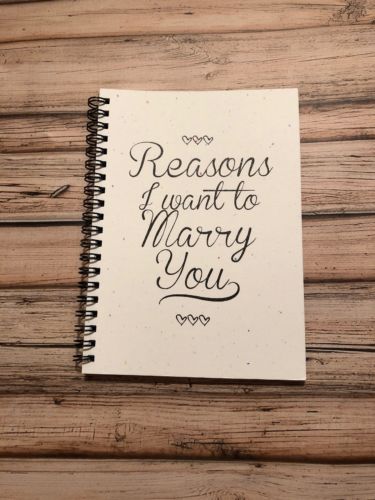 Reasons I Want To Marry You Notebook