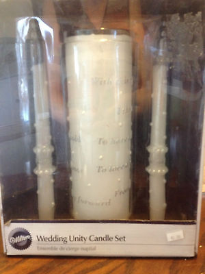 Wilton Wedding Day Collection Unity Candle and Taper Candles Set