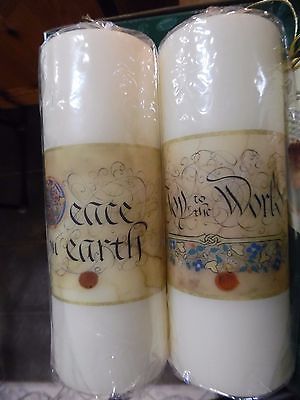 Beautiful 2 New Celtic Candle Company Pillar 8