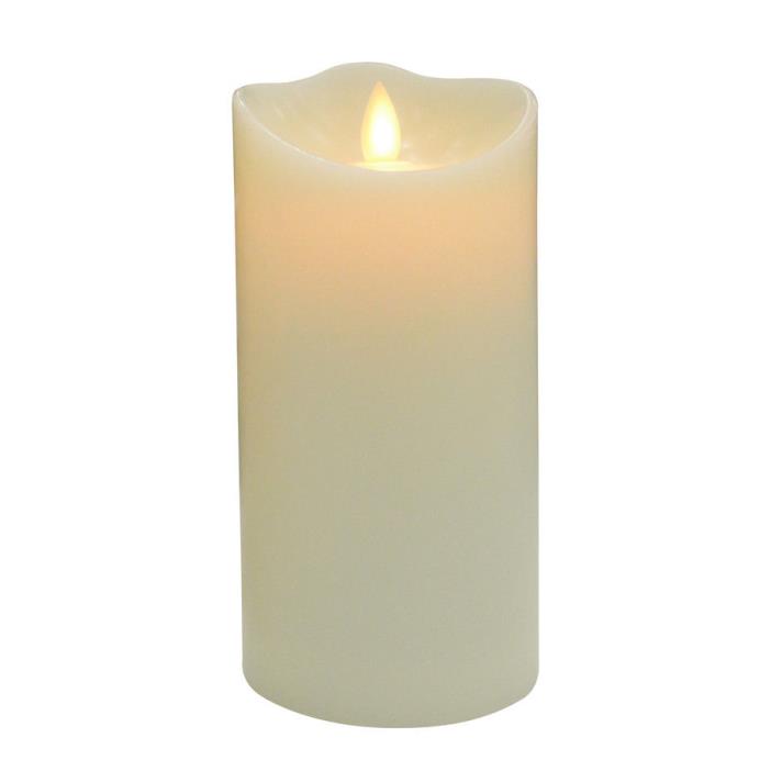 ALLEN ROTH Pre-Lit 7-inch Candle with Twinkling White LED Lights NEW