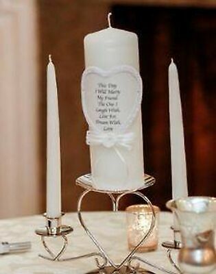 Hortense B. Hewitt Wedding Accessories, Unity Candle Stand, Triple ... BRAND NEW