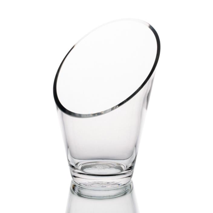 Richland Odell Vase Slanted Glass Wedding Floral Centerpieces Decor
