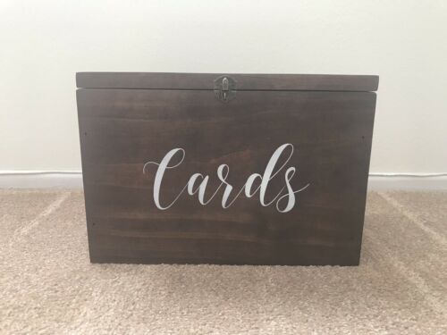 Wedding Card Box With Lock