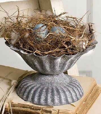 CANDY CUP DISH Garden Cup,Wedding Bowl, Bird Seed Cup Bird Weathered Finish