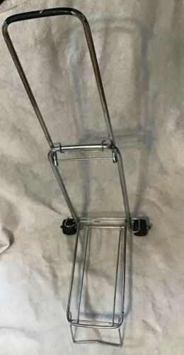 Luggage Cart, Metal Rolling Luggage holder Folding Storable Luggage Roller