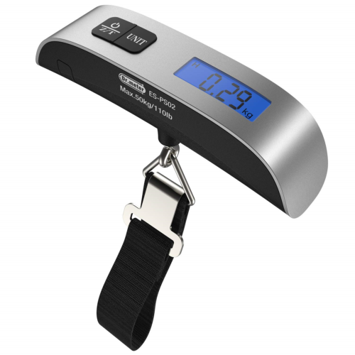 [Backlight LCD Display Luggage Scale]Dr.meter 110lb/50kg Electronic Balance with