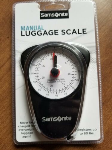 Manual luggage scale/ can weight whatever up to 80 lbs