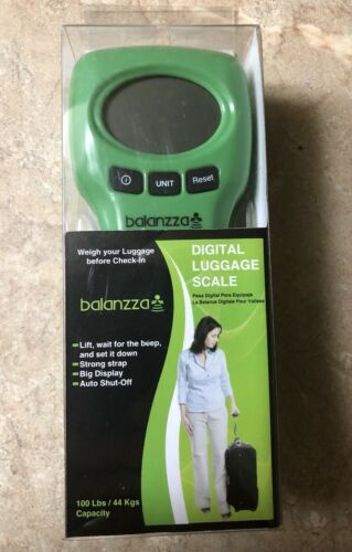 Balanzza Ergonomic and Digital Luggage Scale, 5 Years, Up To 44 Kilogram/100 ...