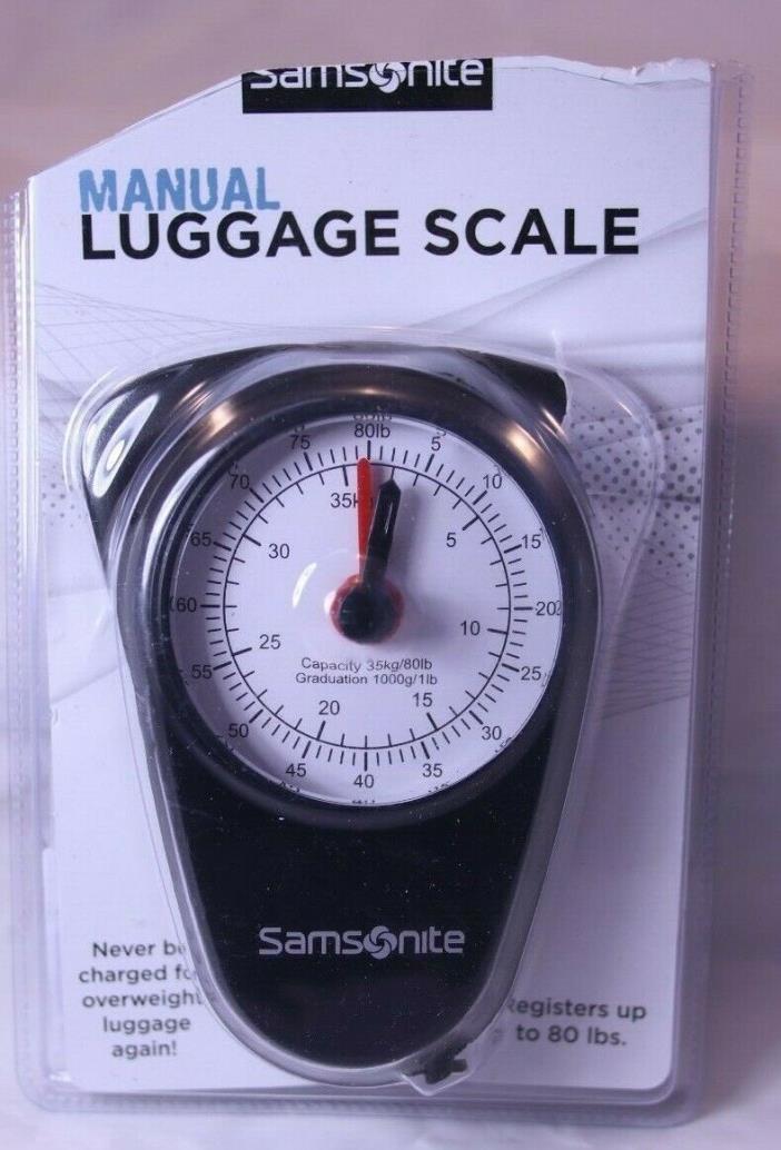 Samsonite Manual Luggage Scale New Open Package