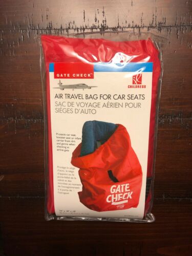JL Childress 2110 GATE CHECK Air Travel BAG for CAR SEATS Red - 34x18x18