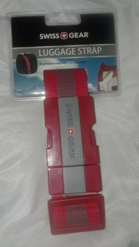 Swissgear Adjustable Luggage Strap W Snap Lock Buckle Fits Bags Up To 72 Inches
