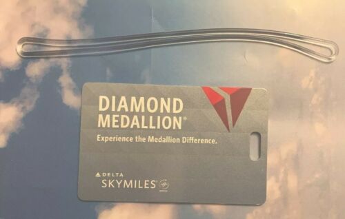 New/ Unused Delta Diamond Medallion Luggage Tags - METAL! 2019 Release