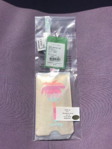 Lilly Pulitzer NWT Luggage Tag Catch The Wave Free Shipping