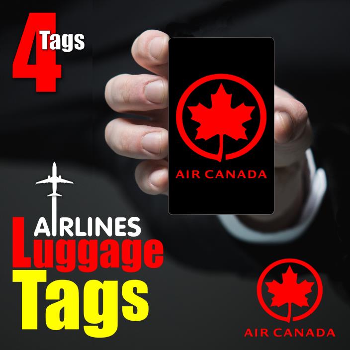AIR CANADA Luggage Tags ( 4pcs )