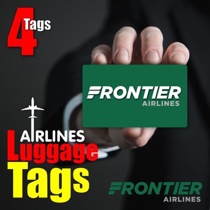 FRONTIER AIRLINES Luggage Tags ( 4pcs )