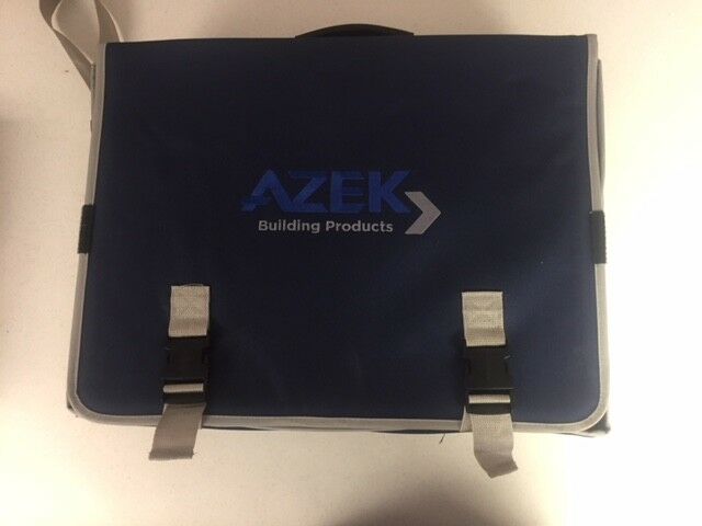 Azek Building Products Blue Salesman Sample Bag