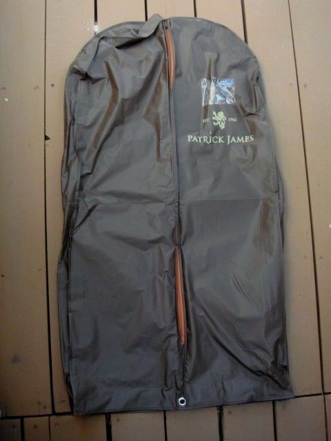 Patrick James Garment Travel Bag, Plastic, Zip-Up, Fold Up, Suits, Dresses, etc.