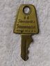 Vintage Samsonite Key # 96 Streamlite Brass Luggage Suitcase Trunk