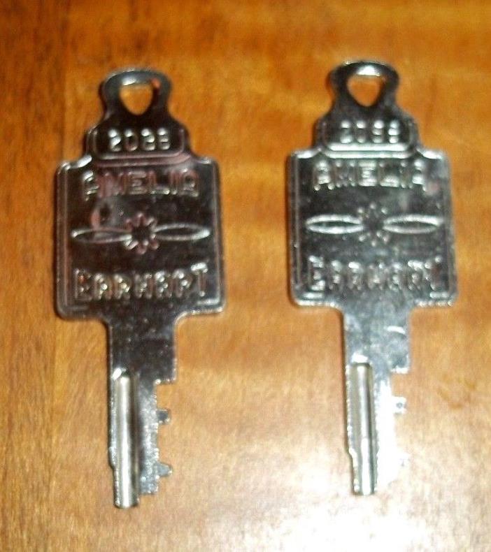 Vintage Amelia Earhart  Luggage Key # 2088