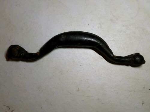 Heavy 1800's Antique  Leather Suitcase / Luggage Handle Replacement / Salvage