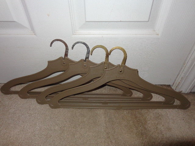 4 Vintage HARTMANN Luggage Folding Garment Bag Hangers - Hard 2 Find!