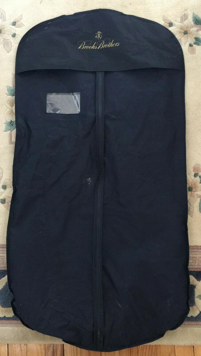 Brooks Brothers Garment Bag Hanging Suit Dress Bag Full Zip 100% Authentic