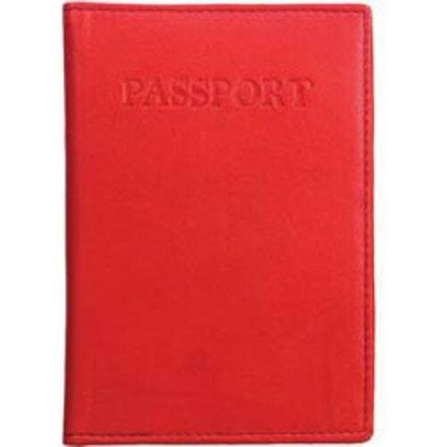 Winn Leather Passport Cover (Coral)