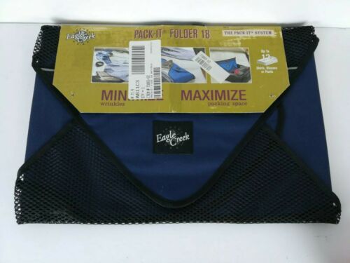 Eagle Creek Blue Garment Folder 18 Pack It System NEW Holds up to 12 items