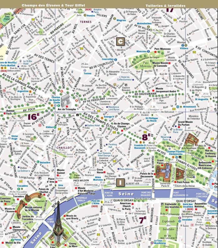 Folded Laminated Pocket Map - Paris France 2018 Edition (VanDam - Street Smart)